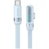USAMS US-SJ653 USB-C / USB-C kábel kék