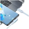 USAMS US-SJ653 USB-C / USB-C kábel kék-6958444907918 6 kép