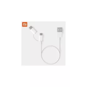 Xiaomi SJX02ZM USB-C+Micro USB kábel 1m fehér-6970244524911 1 kép