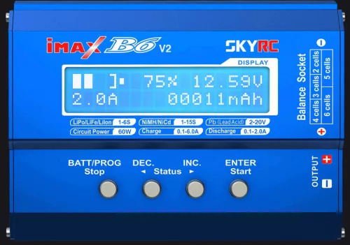 SkyRC iMax B6 V2 töltő-6930460005922 4 kép