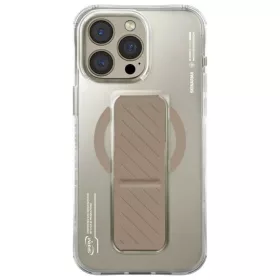   Skinarma Axon iPhone 16 Pro 6.3" mágneses töltés + tartóállvány tok pezsgőszínű