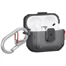 Apple AirPods Pro 3 Skinarma Mecha LE tok füstszínű-8886461249156 2 kép