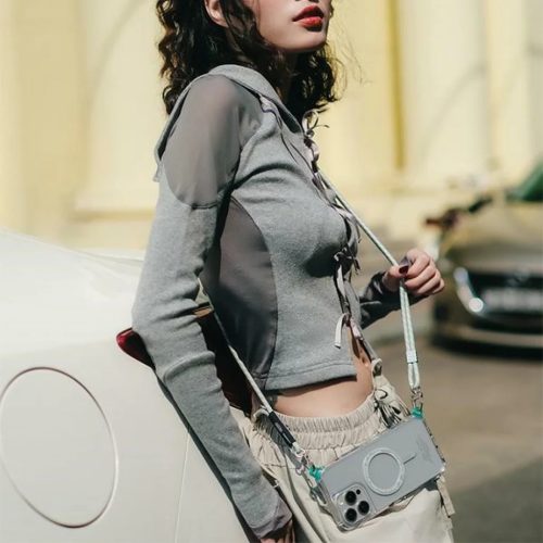 Univerzális Skinarma Dyno mobiltelefon nyakpánt sötétkék-8886461245219 8 kép