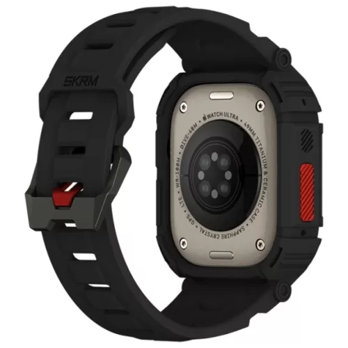 Skinarma Szíj+Tok Mecha 2in1 Apple Watch 49mm fekete tok-8886461246568 3 kép