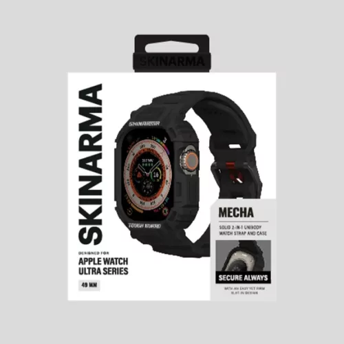 Skinarma Szíj+Tok Mecha 2in1 Apple Watch 49mm fekete tok-8886461246568 4 kép