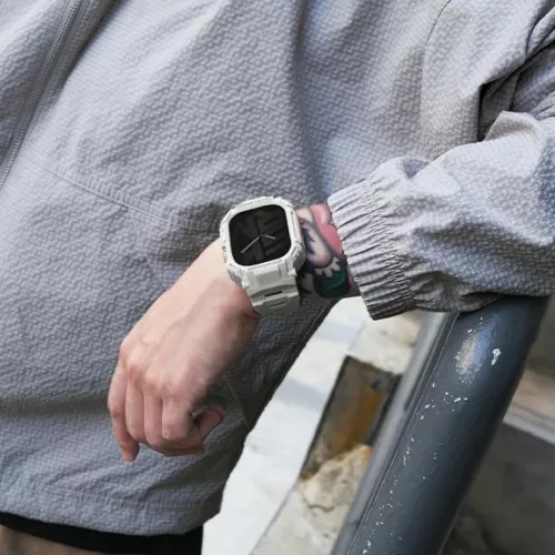 Skinarma Szíj+Tok Mecha 2in1 Apple Watch 49mm fekete tok-8886461246568 6 kép