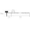 Home SLC200WW szolár fényfüzér, 200db melegfehér LED, 14m hosszú-5999084973261 7 kép