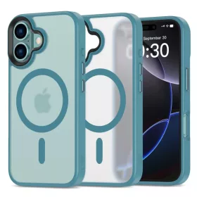 Tech-protect Magmat Magsafe Iphone 16 Matte Teal Tok-5906302372355 1 kép