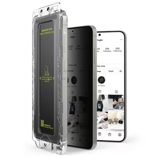 Ringke Easy Slide két darabos privát üvegfólia Samsung Galaxy S25-8800274968455 2 kép