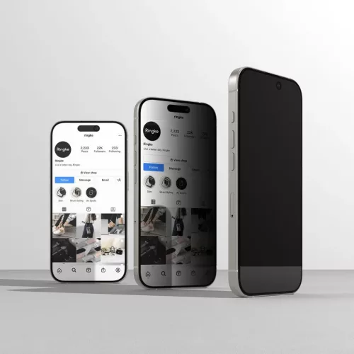 Ringke Easy Slide két darabos privát üvegfólia Samsung Galaxy S25-8800274968455 3 kép