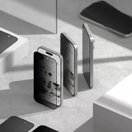 Ringke Easy Slide két darabos privát üvegfólia Samsung Galaxy S25-8800274968455 6 kép