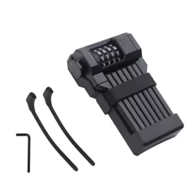   Bicikli / roller 4 számjegyű kombinációs mini váz zár FSBYL48532 fekete