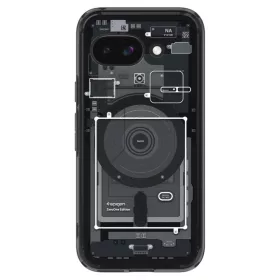  Google Pixel 9a Fekete Spigen Ultra Hybrid Mag Magsafe Zero One tok-8809971238755 2 kép