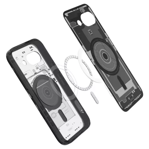  Google Pixel 9a Fekete Spigen Ultra Hybrid Mag Magsafe Zero One tok-8809971238755 6 kép