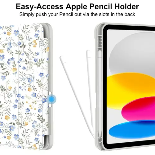 Tech-protect SC Pen iPad 10.9” 2022 / 11” 2025 Tavaszi Virágok to-5906302363193 4 kép