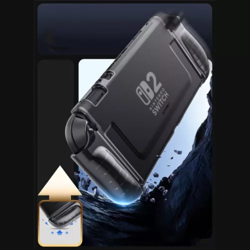  Nintendo Switch 2 Deres Fekete Supcase Crystal tok-843439157392 4 kép