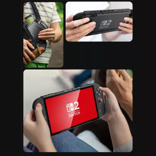  Nintendo Switch 2 Deres Fekete Supcase Crystal tok-843439157392 6 kép