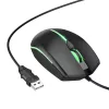 HOCO gaming vezetékes USB A számítógépes egér 2400 dpi GM37 feke-6942007647953 2 kép