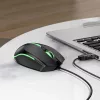 HOCO gaming vezetékes USB A számítógépes egér 2400 dpi GM37 feke-6942007647953 5 kép
