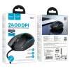 HOCO gaming vezetékes USB A számítógépes egér 2400 dpi GM37 feke-6942007647953 6 kép