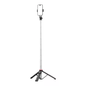 Selfie stick WC1Y3S teleszkópos tripod 1,3 m telefontartóval - feket-5907769360602 1 kép