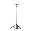 Selfie stick WC1Y3S teleszkópos tripod 1,3 m telefontartóval - feket-5907769360602 2 kép
