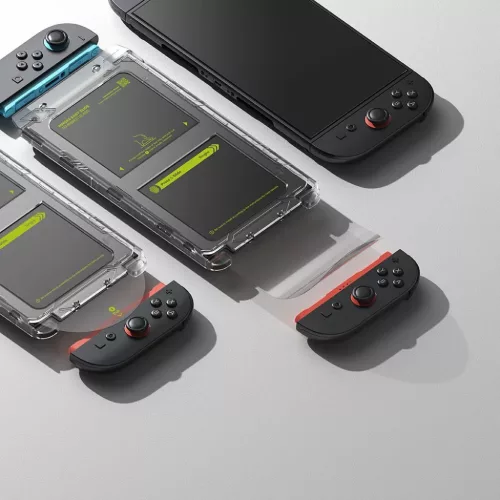 Ringke Easy Slide 2-csomag Nintendo Switch 2 Átlátszó üvegfólia-8800293858829 4 kép