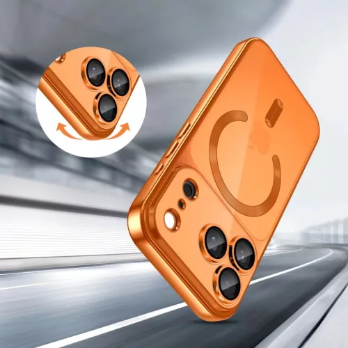 iPhone 17 Pro Tech-protect Magflex Magsafe ragyogó kozmikus narancss�-5906302334612 4 kép