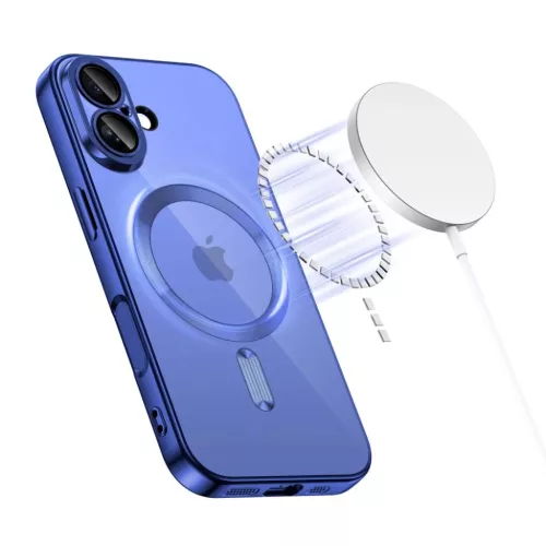 iPhone 17 Tech-Protect MagFlex tok Shiny Mist Kék-5906302334650 2 kép