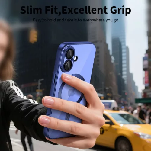 iPhone 17 Tech-Protect MagFlex tok Shiny Mist Kék-5906302334650 5 kép