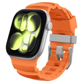  Apple Watch 8 / 9 / 10 / 11 / SE / Ultra (44 / 45 / 46 / 49 mm) Spigen Wbs2 szíj narancssárga