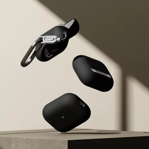 Apple AirPods Pro 3 Ringke Silicone fekete tok-8800293859406 4 kép
