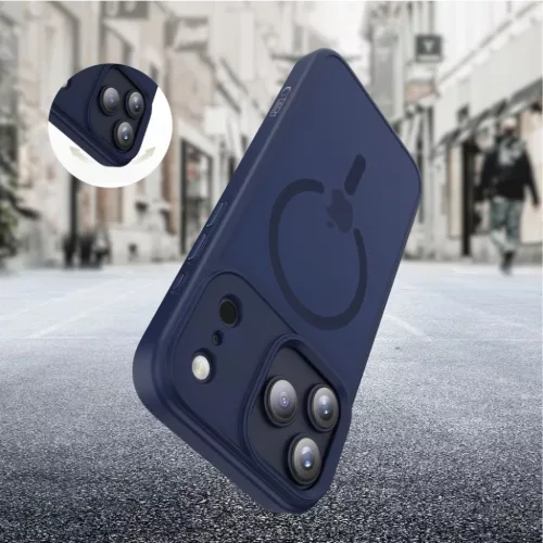 iPhone 17 Pro tok Tech-protect Magmat Magsafe Matt Mélykék-5906302334155 7 kép