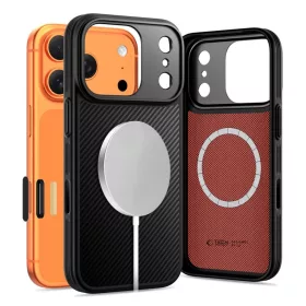 iPhone 17 Pro Max Tech-protect Kevlar Aramid Magsafe tok fekete-5906302334018 2 kép