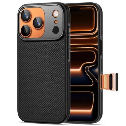iPhone 17 Pro Max Tech-protect Kevlar Aramid Magsafe tok fekete-5906302334018 3 kép
