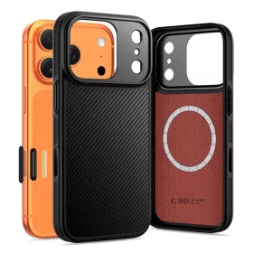 iPhone 17 Pro Tech-Protect Kevlar Aramid Magsafe fekete tok