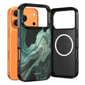 iPhone 17 Pro Tech-Protect Lamano Magsafe Aura Zöld tok