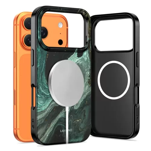 iPhone 17 Pro Tech-Protect Lamano Magsafe Aura Zöld tok-5906302334421 2 kép