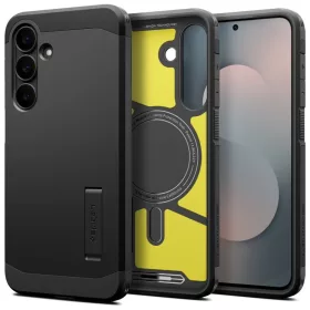   Samsung Galaxy S25 FE Spigen Tough Armor Mag Magsafe tok Fekete