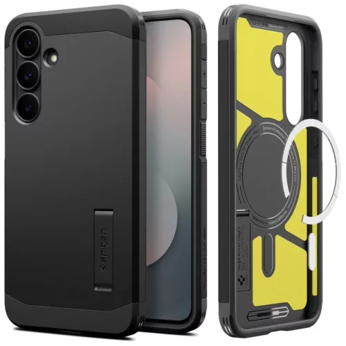 Samsung Galaxy S25 FE Spigen Tough Armor Mag Magsafe tok Fekete-8800283311617 2 kép