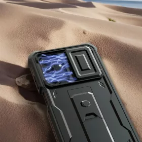 Samsung Galaxy A17 4G / 5G tok Tech-protect Kevlar Cam+ Fekete-5906302333004 2 kép