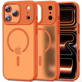 iPhone 17 Pro Max Matte Kozmikus Narancs tok  TECH-PROTECT 