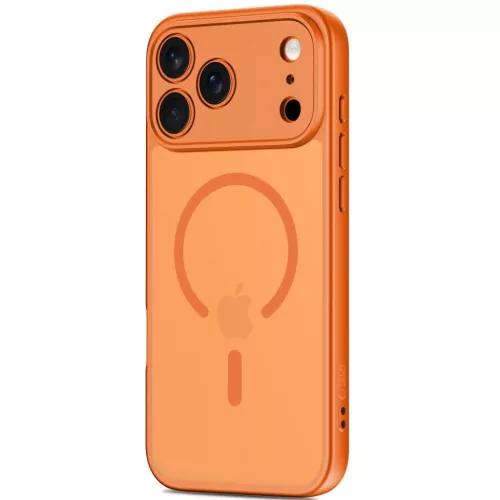 iPhone 17 Pro Tech-protect Basicmag Magsafe tok Matt Kozmikus Narancs-5906302334827 2 kép