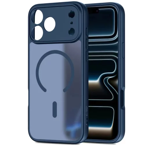 iPhone 17 Pro Tech-protect Basicmag Magsafe Matt Mélykék tok-5906302334803 3 kép