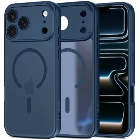 iPhone 17 Pro Max Matte Mély Kék tok