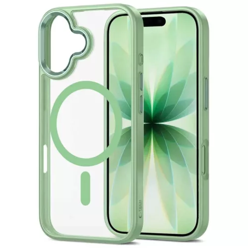 iPhone 17 Tech-protect Magmat Magsafe zsálya/átlátszó tok-5906302334216 3 kép