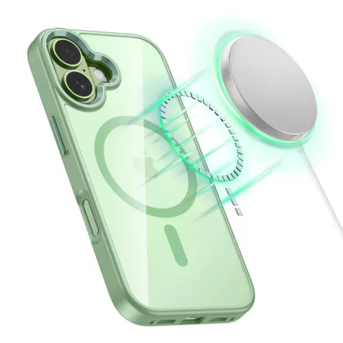 iPhone 17 Tech-protect Magmat Magsafe zsálya/átlátszó tok-5906302334216 4 kép
