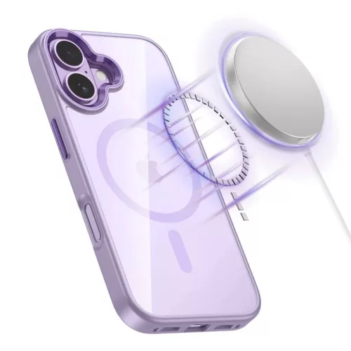iPhone 17 Tech-protect Magmat Magsafe tok levendula/átlátszó-5906302334193 4 kép