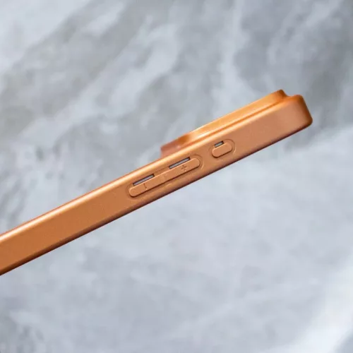 iPhone 17 Pro narancssárga tok üveg kamera lencse védővel Magsafe - 4 kép