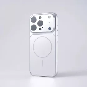 iPhone 17 Pro ezüst tok üveg kamera lencse védővel Magsafe AG Glas- 2 kép